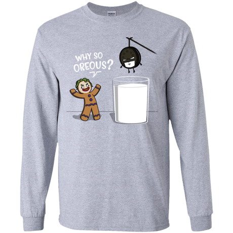 T-Shirts Sport Grey / YS Why So Oreous Youth Long Sleeve T-Shirt
