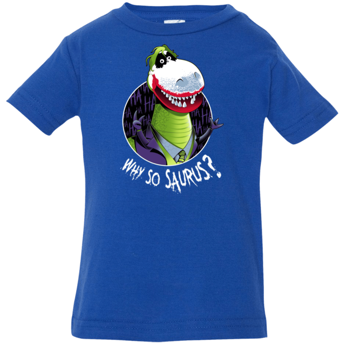 T-Shirts Royal / 6 Months Why So Saurus Infant Premium T-Shirt