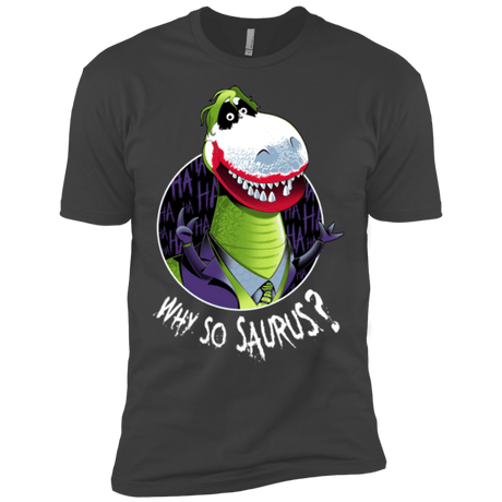 T-Shirts Heavy Metal / X-Small Why So Saurus Men's Premium T-Shirt