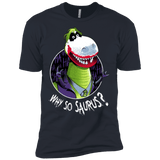 T-Shirts Indigo / X-Small Why So Saurus Men's Premium T-Shirt