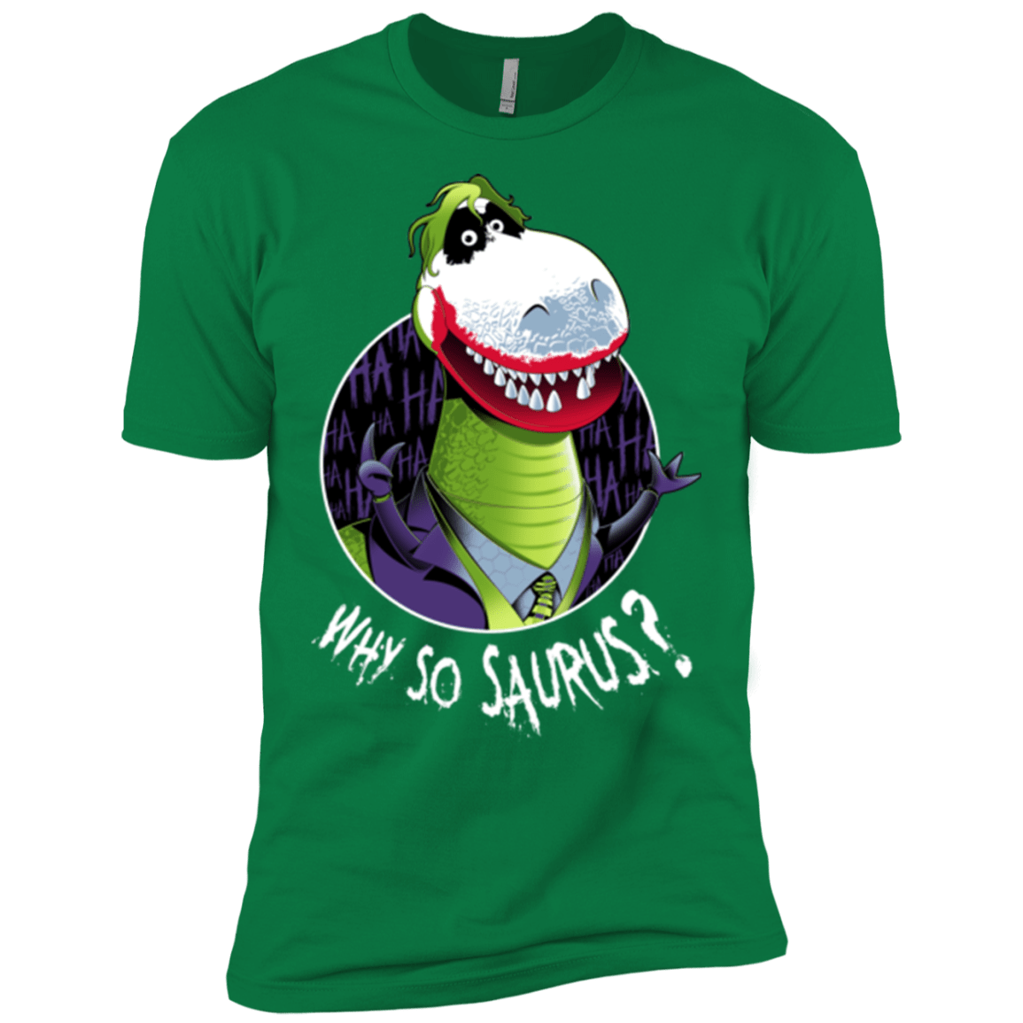 T-Shirts Kelly Green / X-Small Why So Saurus Men's Premium T-Shirt