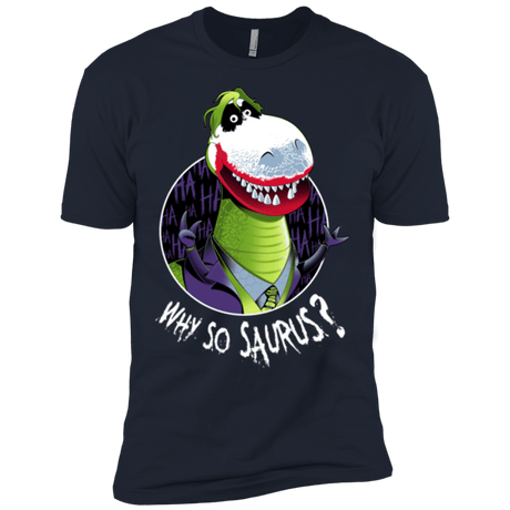 T-Shirts Midnight Navy / X-Small Why So Saurus Men's Premium T-Shirt
