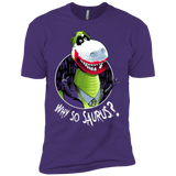T-Shirts Purple Rush/ / X-Small Why So Saurus Men's Premium T-Shirt