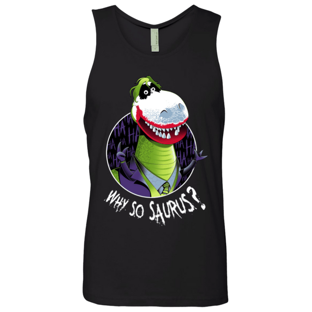 T-Shirts Black / Small Why So Saurus Men's Premium Tank Top