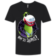 T-Shirts Black / X-Small Why So Saurus Men's Premium V-Neck