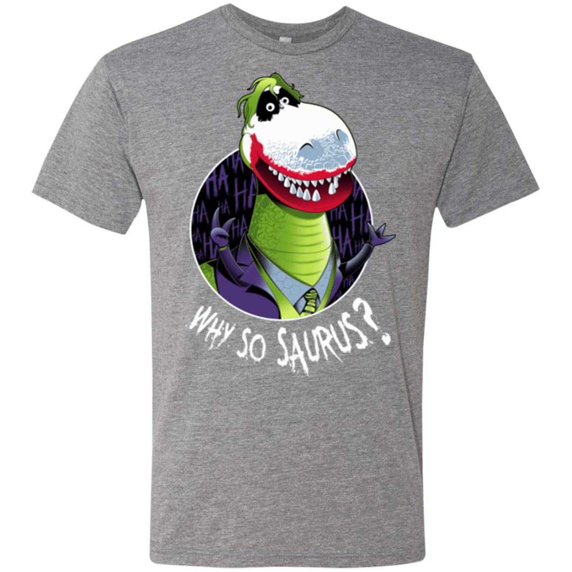 T-Shirts Premium Heather / Small Why So Saurus Men's Triblend T-Shirt