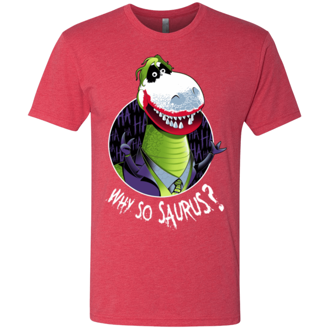 T-Shirts Vintage Red / Small Why So Saurus Men's Triblend T-Shirt