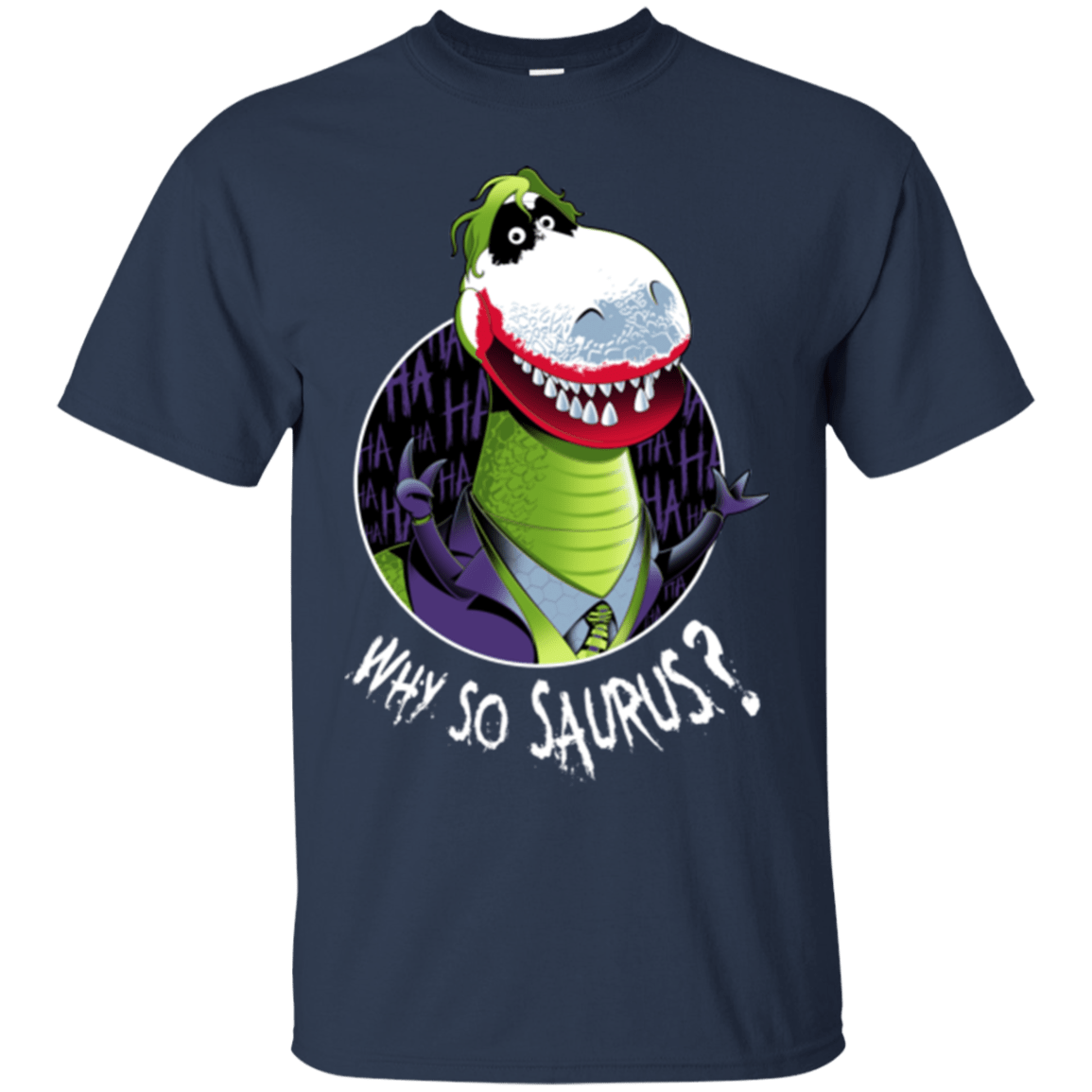 T-Shirts Navy / Small Why So Saurus T-Shirt