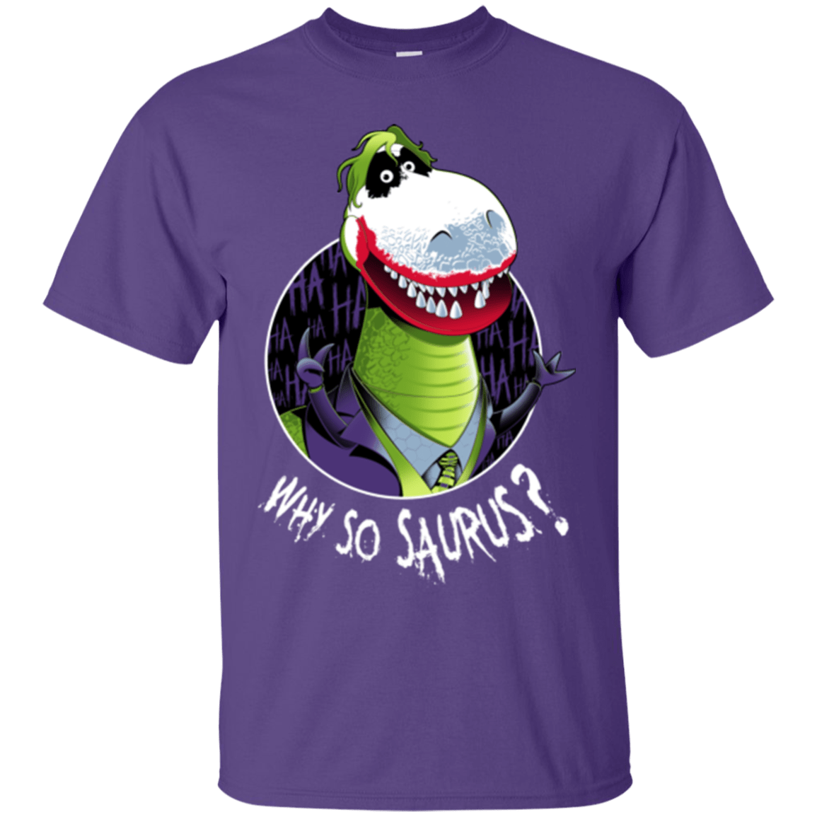 T-Shirts Purple / Small Why So Saurus T-Shirt