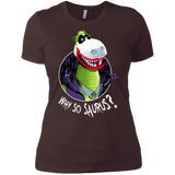 T-Shirts Dark Chocolate / X-Small Why So Saurus Women's Premium T-Shirt