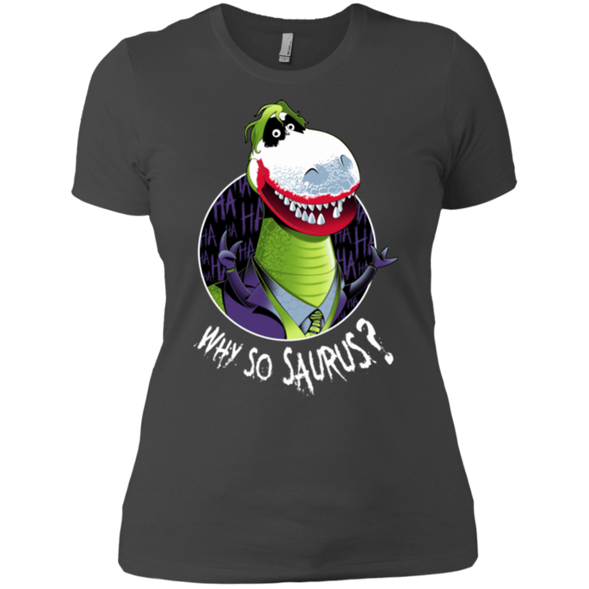 T-Shirts Heavy Metal / X-Small Why So Saurus Women's Premium T-Shirt