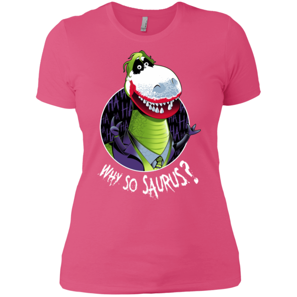 T-Shirts Hot Pink / X-Small Why So Saurus Women's Premium T-Shirt