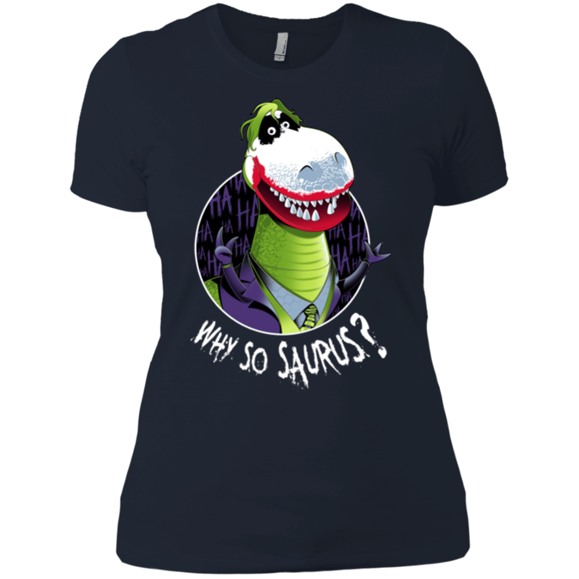 T-Shirts Midnight Navy / X-Small Why So Saurus Women's Premium T-Shirt