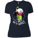 T-Shirts Midnight Navy / X-Small Why So Saurus Women's Premium T-Shirt