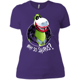 T-Shirts Purple Rush/ / X-Small Why So Saurus Women's Premium T-Shirt