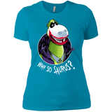 T-Shirts Turquoise / X-Small Why So Saurus Women's Premium T-Shirt