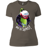 T-Shirts Warm Grey / X-Small Why So Saurus Women's Premium T-Shirt