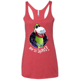 T-Shirts Vintage Red / X-Small Why So Saurus Women's Triblend Racerback Tank