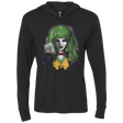 T-Shirts Vintage Black / X-Small Why so serious 2 Triblend Long Sleeve Hoodie Tee