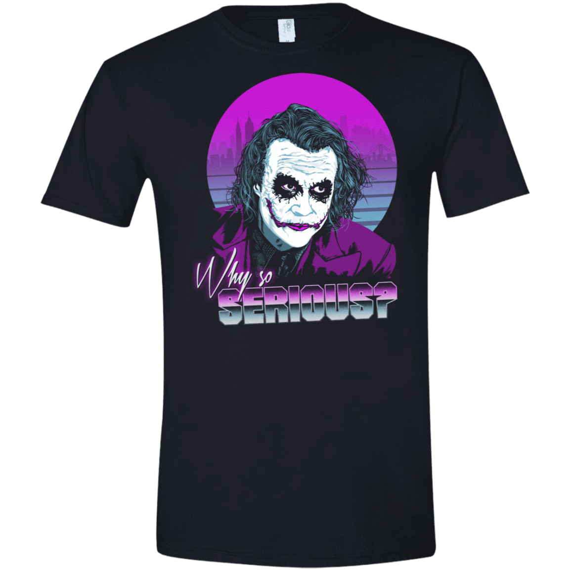 T-Shirts Black / X-Small Why so Serious Men's Semi-Fitted Softstyle