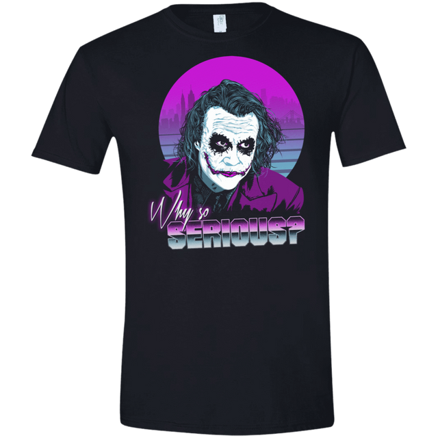 T-Shirts Black / X-Small Why so Serious Men's Semi-Fitted Softstyle