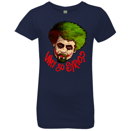 T-Shirts Midnight Navy / YXS Why So Syrio Girls Premium T-Shirt