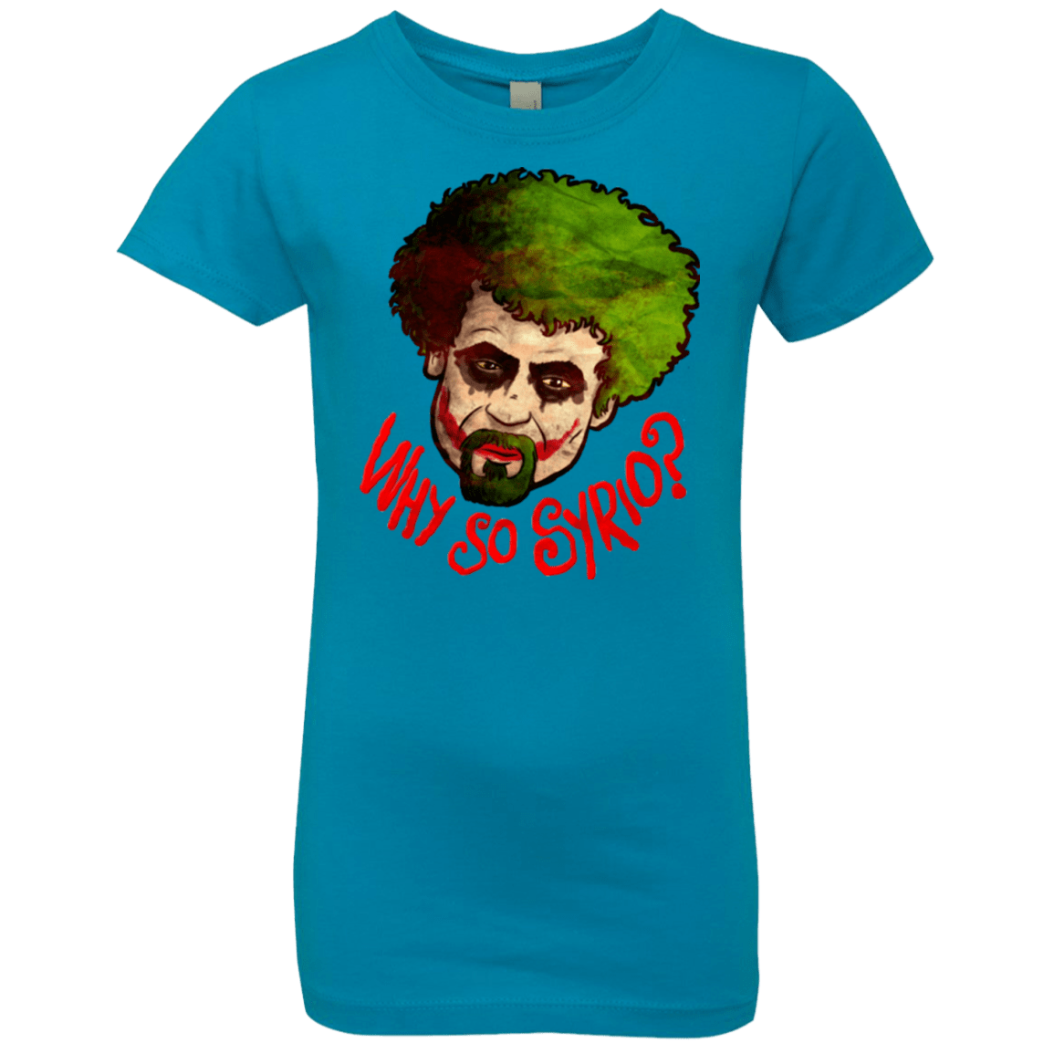 T-Shirts Turquoise / YXS Why So Syrio Girls Premium T-Shirt
