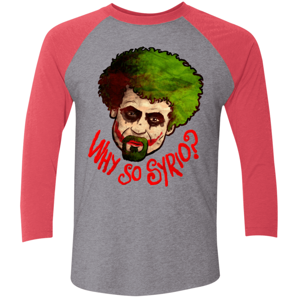 T-Shirts Premium Heather/ Vintage Red / X-Small Why So Syrio Triblend 3/4 Sleeve