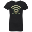 T-Shirts Black / YXS Wi-fi is Free Girls Premium T-Shirt
