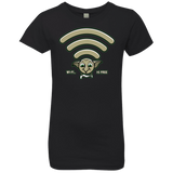 T-Shirts Black / YXS Wi-fi is Free Girls Premium T-Shirt