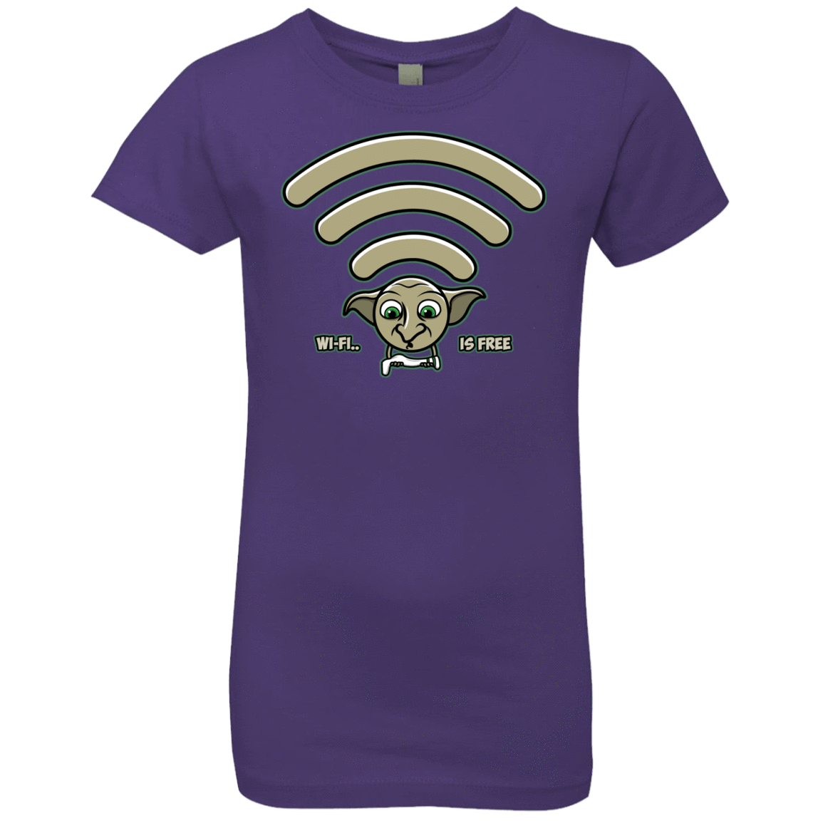 T-Shirts Purple Rush / YXS Wi-fi is Free Girls Premium T-Shirt