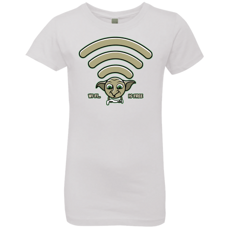 T-Shirts White / YXS Wi-fi is Free Girls Premium T-Shirt