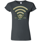 T-Shirts Charcoal / S Wi-fi is Free Junior Slimmer-Fit T-Shirt