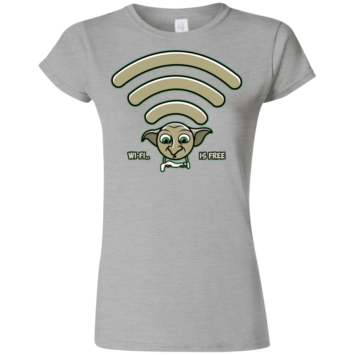 T-Shirts Sport Grey / S Wi-fi is Free Junior Slimmer-Fit T-Shirt