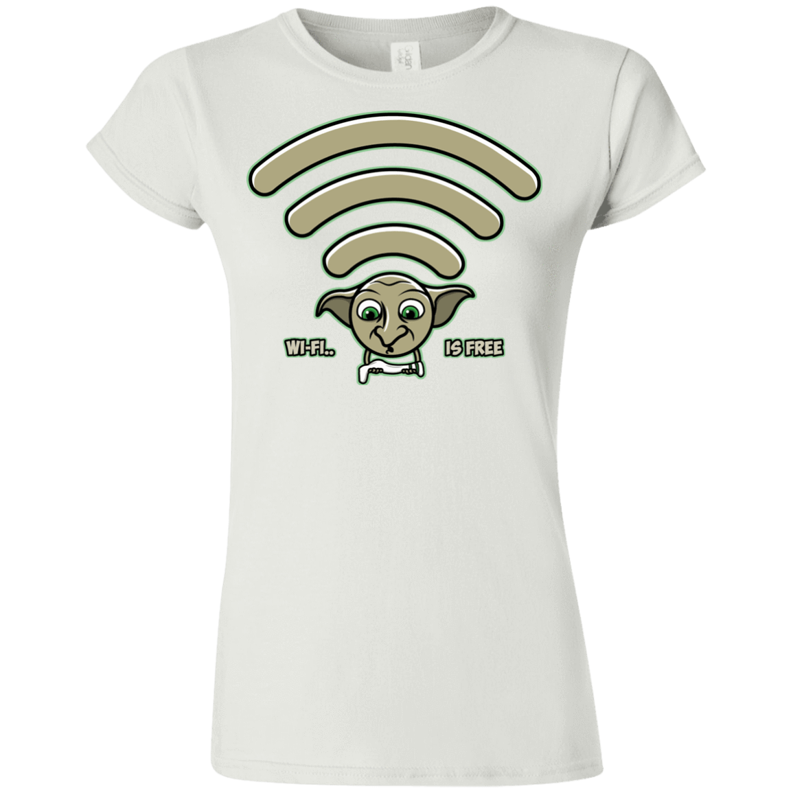 T-Shirts White / S Wi-fi is Free Junior Slimmer-Fit T-Shirt