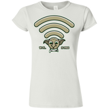 T-Shirts White / S Wi-fi is Free Junior Slimmer-Fit T-Shirt