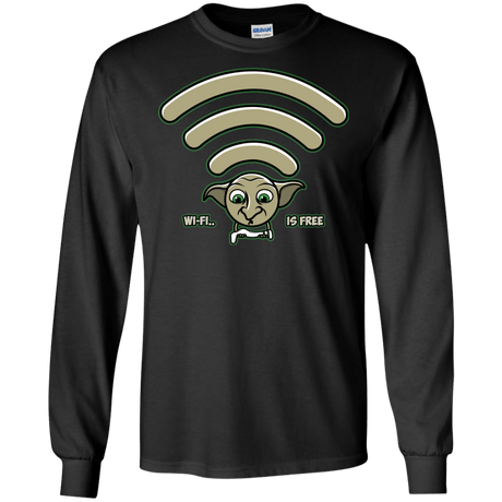 Wi-fi is Free Men's Long Sleeve T-Shirt