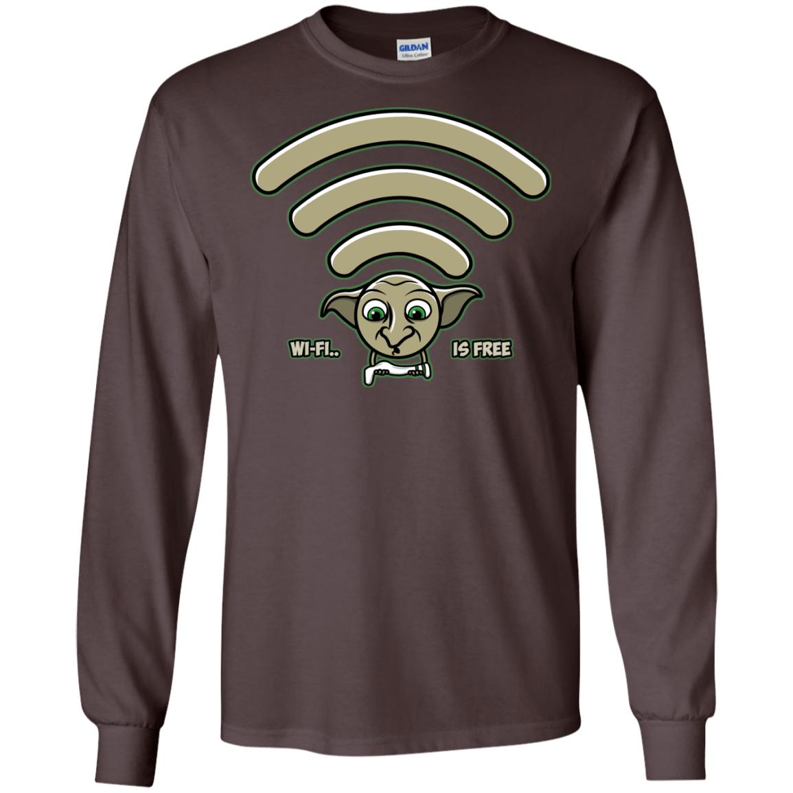 Wi-fi is Free Men's Long Sleeve T-Shirt