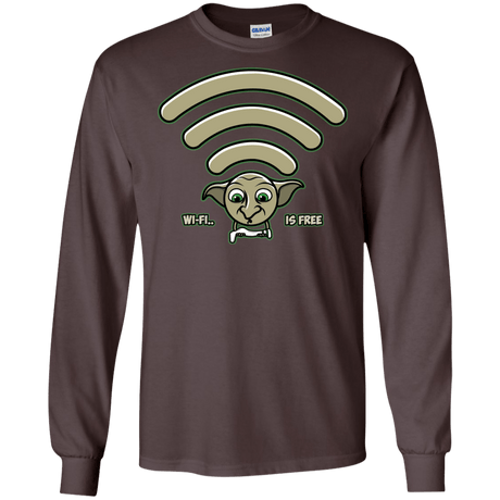 Wi-fi is Free Men's Long Sleeve T-Shirt