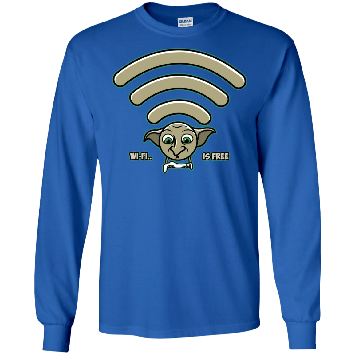 Wi-fi is Free Men's Long Sleeve T-Shirt