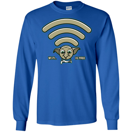 Wi-fi is Free Men's Long Sleeve T-Shirt