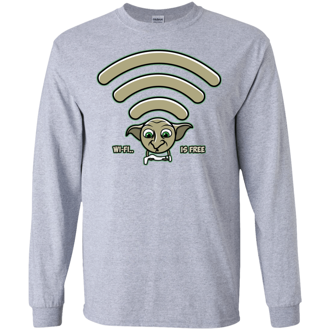 Wi-fi is Free Men's Long Sleeve T-Shirt