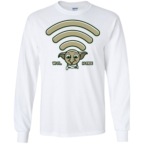 Wi-fi is Free Men's Long Sleeve T-Shirt