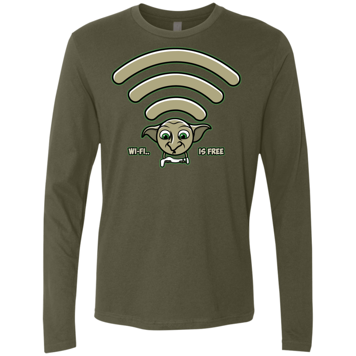 Wi-fi is Free Men's Premium Long Sleeve
