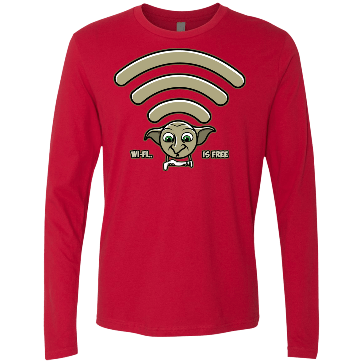 Wi-fi is Free Men's Premium Long Sleeve