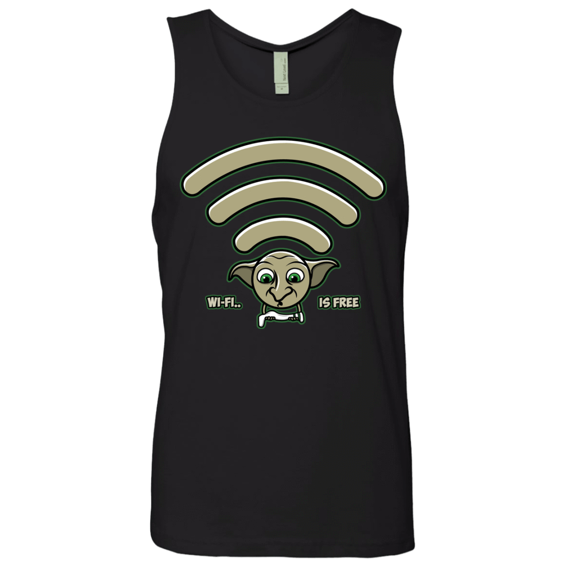 T-Shirts Black / S Wi-fi is Free Men's Premium Tank Top