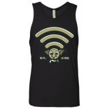 T-Shirts Black / S Wi-fi is Free Men's Premium Tank Top