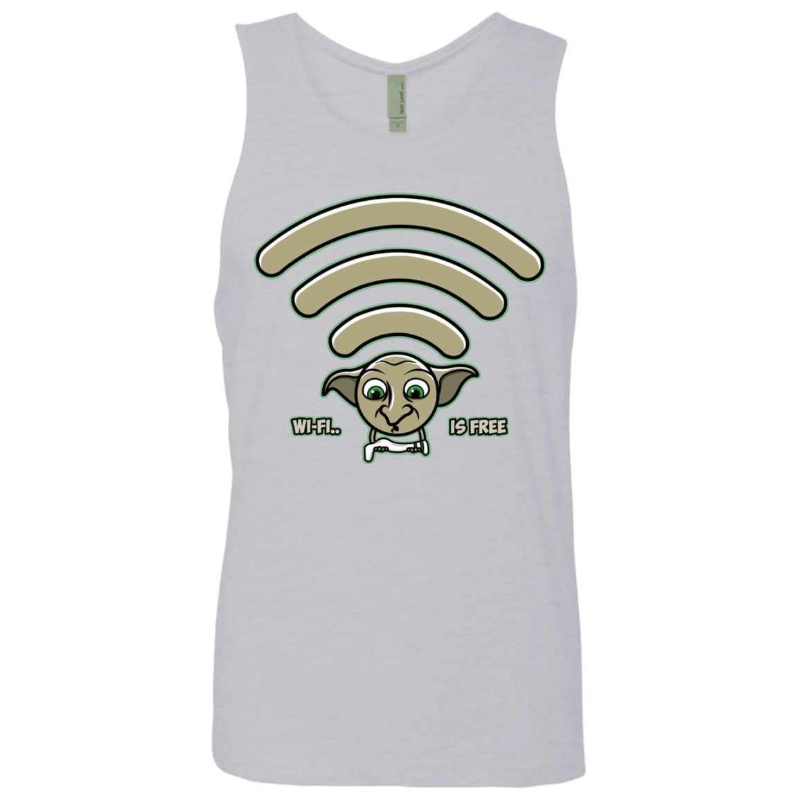 T-Shirts Heather Grey / S Wi-fi is Free Men's Premium Tank Top