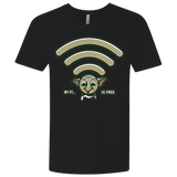 T-Shirts Black / X-Small Wi-fi is Free Men's Premium V-Neck