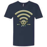 T-Shirts Midnight Navy / X-Small Wi-fi is Free Men's Premium V-Neck